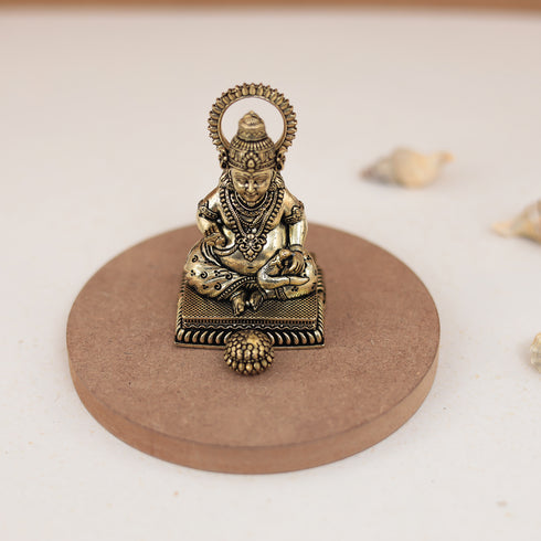 Superfine Antique Kuber - Symbol of Wealth (In Brass)/Diwali Gift