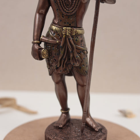 Standing Lord Shiva Idol | Copper Finish | 12 Inch (1 Feet)