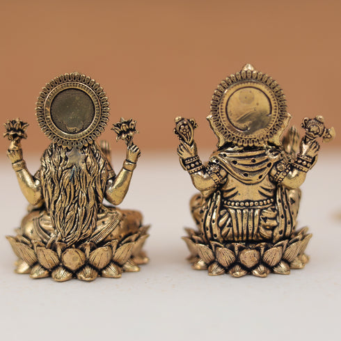 Diwali Special Lakshmi & Ganesh Idol Pair/Customised Gift Box In 2.5 Inches