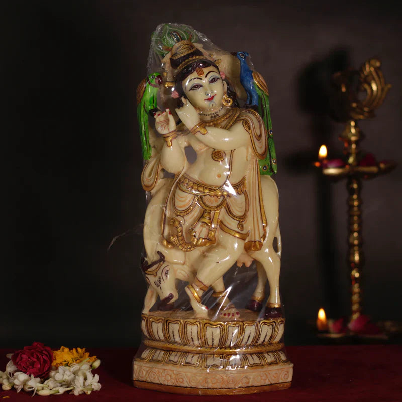 Shree Krishna | Resin Marble Dust 12"