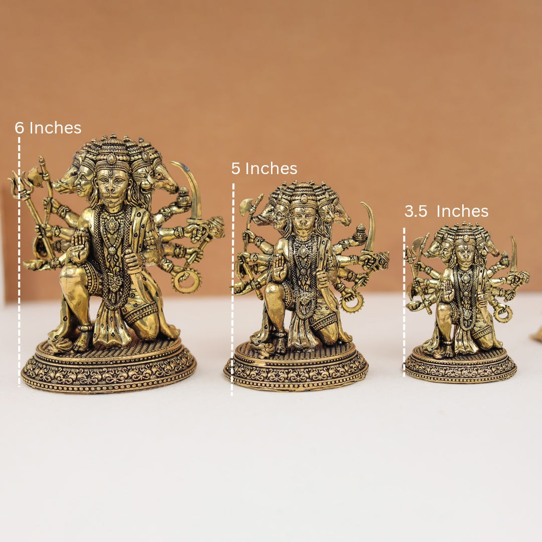 The powerful form of Panchmukhi Hanuman Idol In Different Sizes