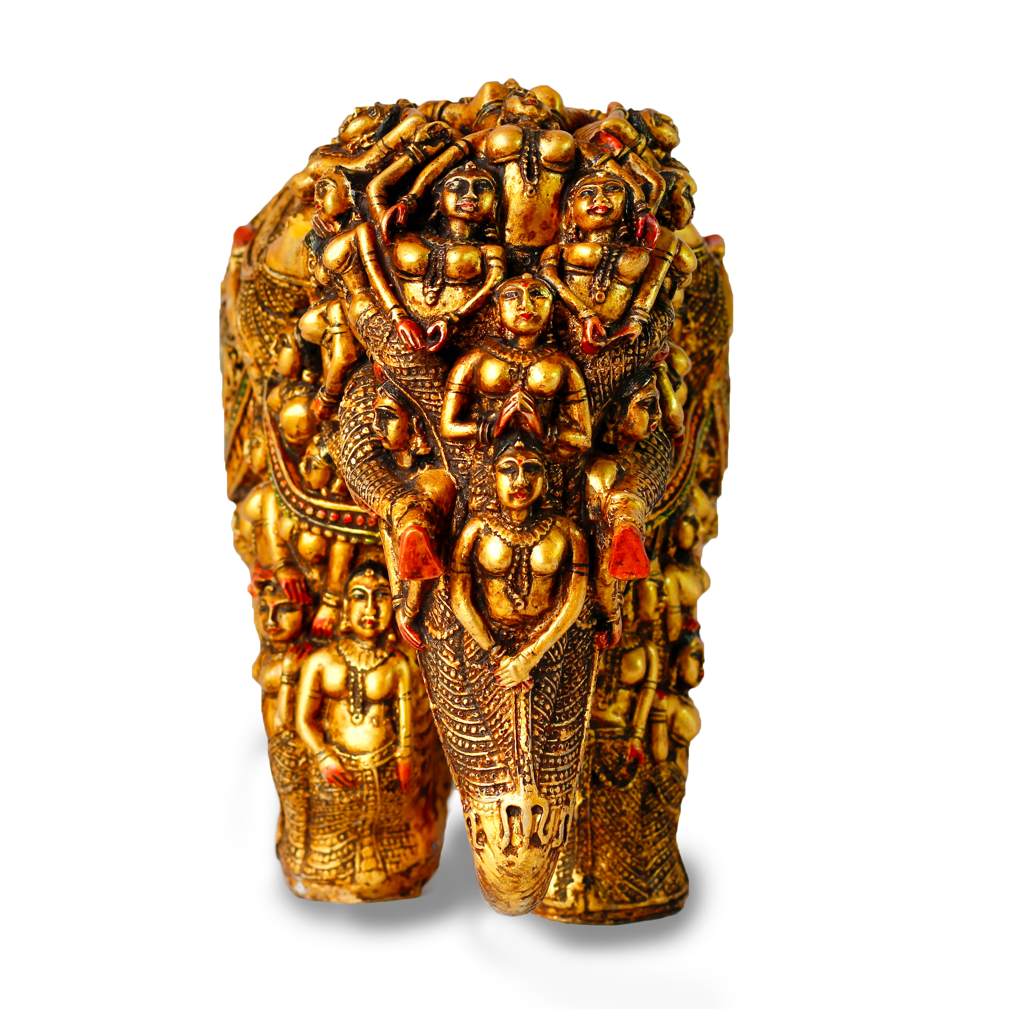 Rich Decorative Elephant Statue in Resin (Marble Dust)