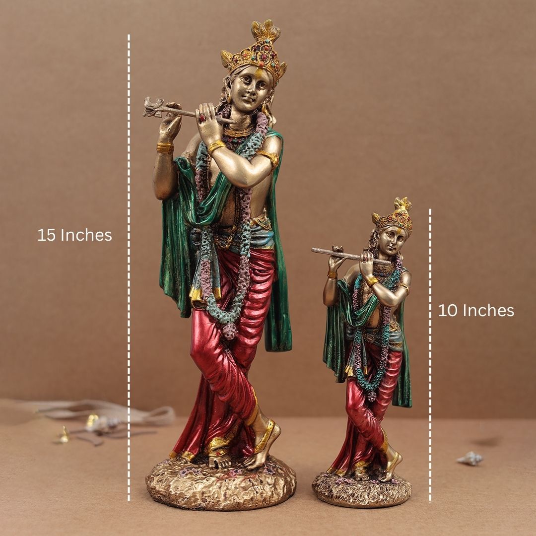 Flute Krishna Idol Symbol of love and Spiritual