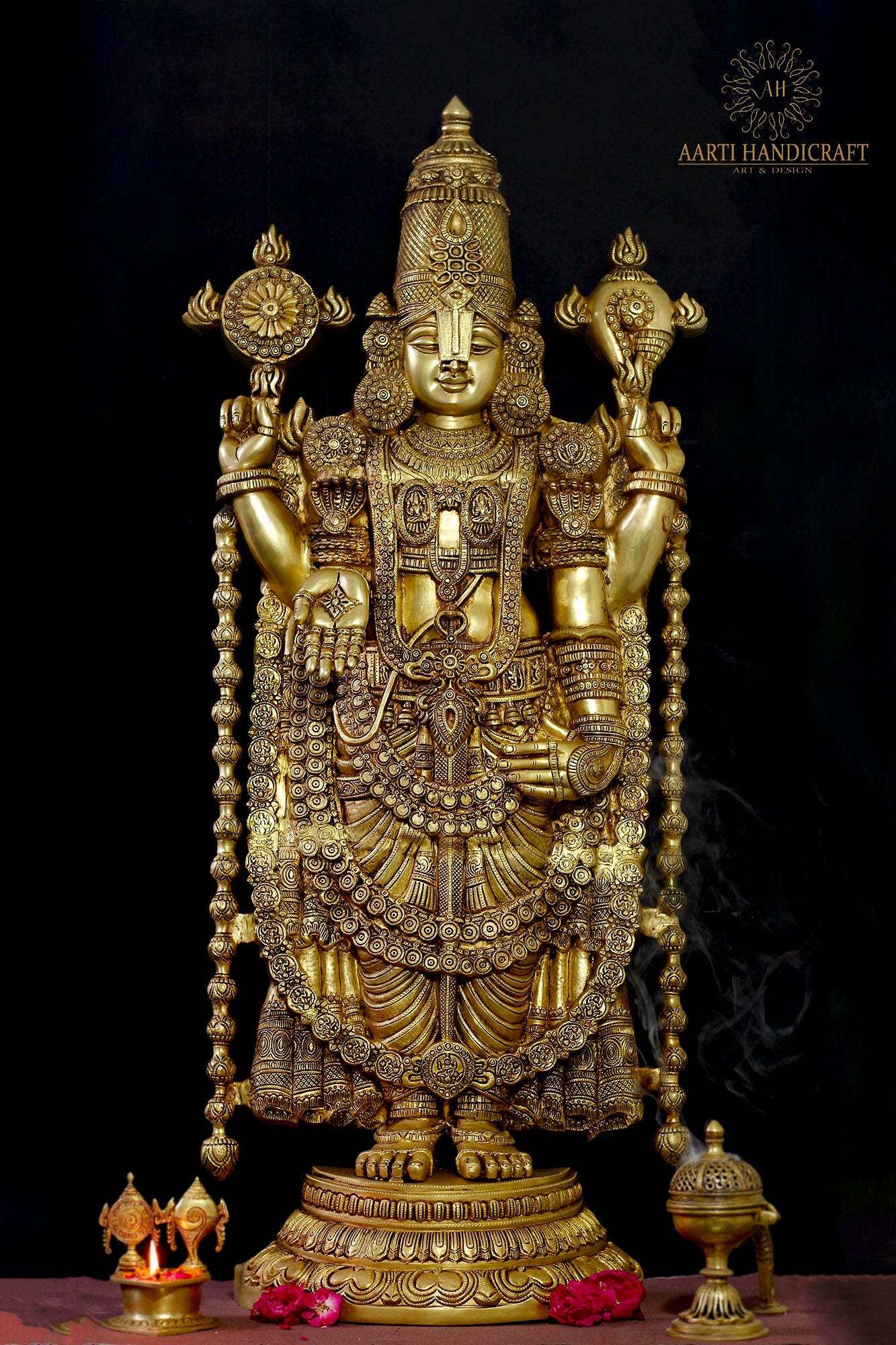 Big Size Divine Beautifully Crafted Tirupati Bala ji/ Venkateshwara In 6 and 4 Feet