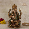 Lord Ganesha Idol In 3" For Car Dashboard/ Main Door/Small Space