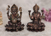 Shubh Lakshmi Ganesh Pair for Puja and Home Decor | Copper Finish |  6 Inch