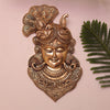 Brass Lord Shrinath ji/Krishna/Bake Bihari Ji Wall Hanging In 12 Inches (30.48 Cm)