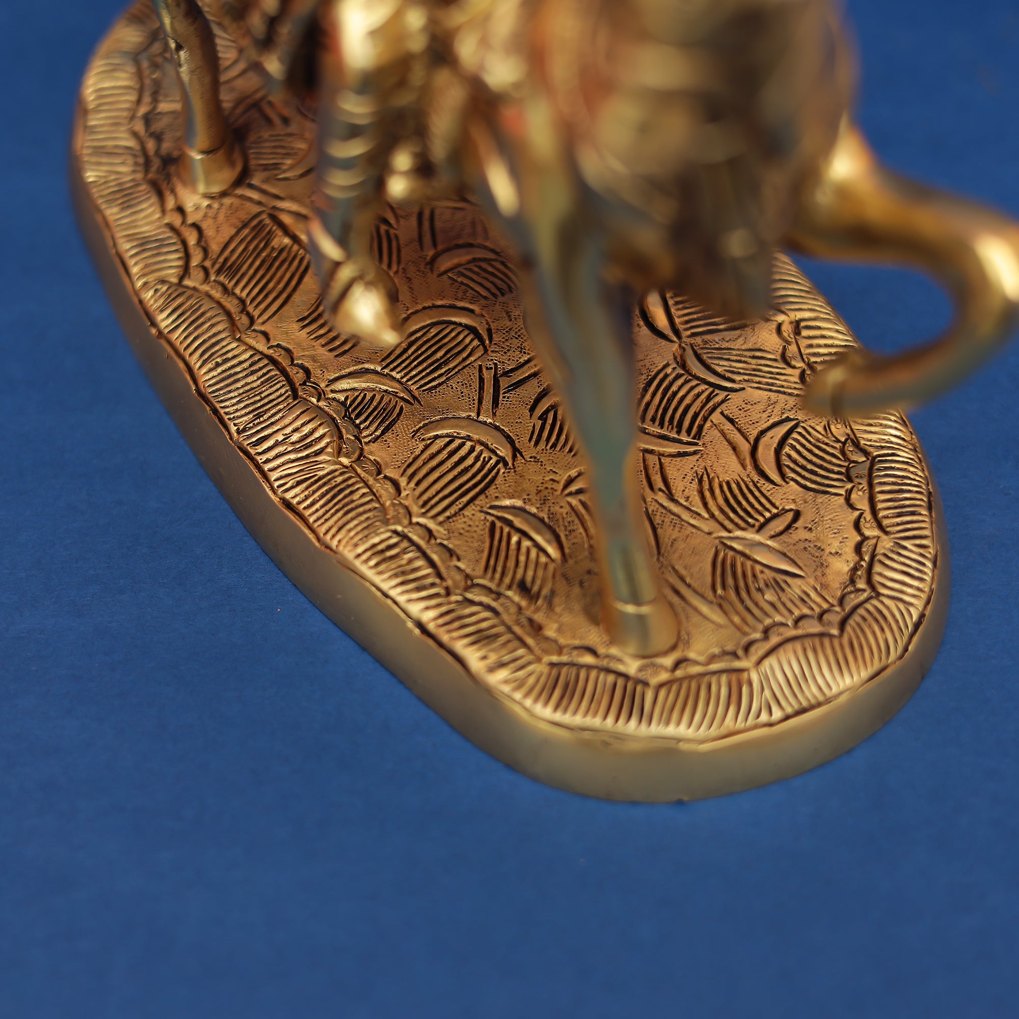 Brass Chhatrapati Shivaji Maharaj on Horse Statue 9" INCH