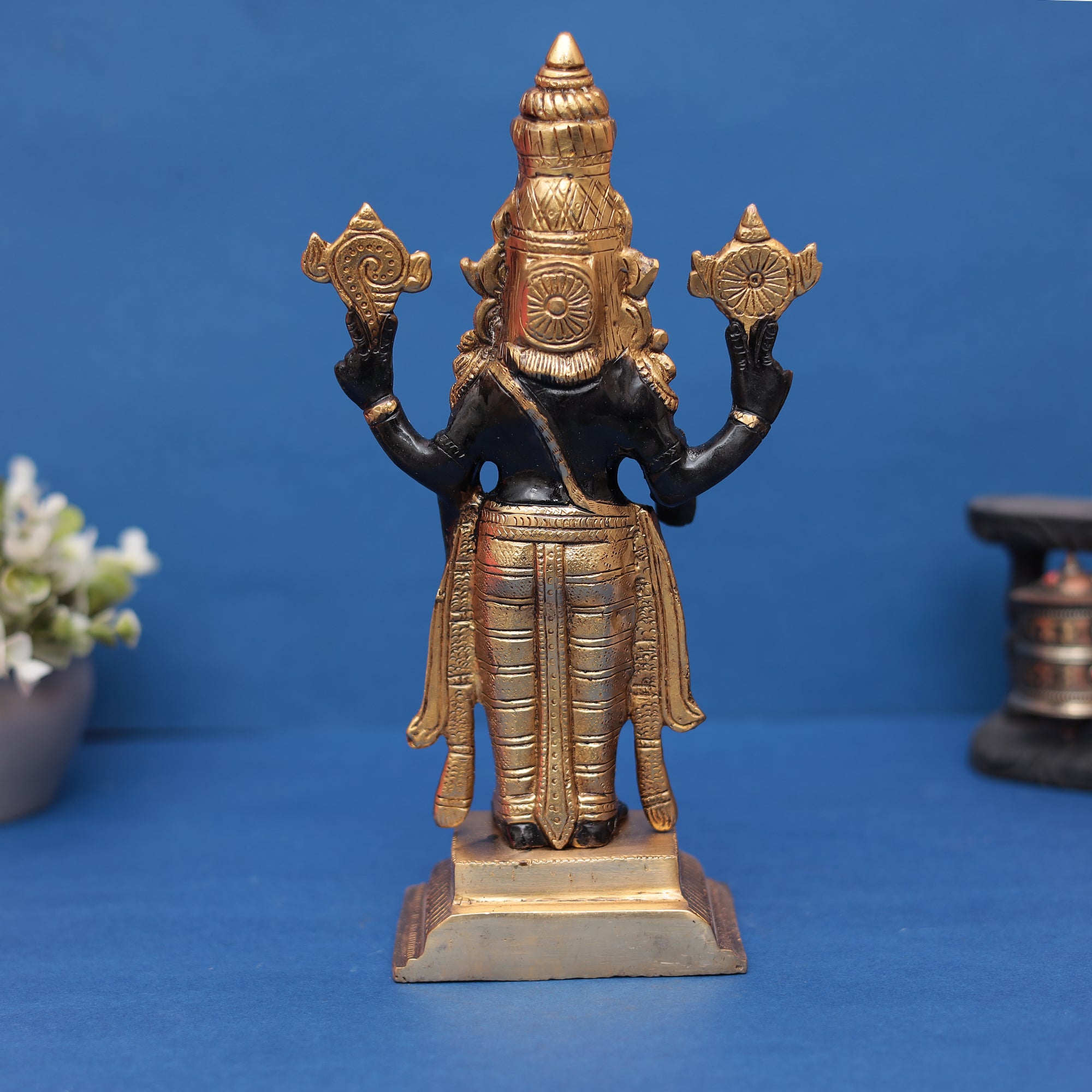 Tirupati Balaji (Lord Venkateshwara) Brass Statue 11" INCH