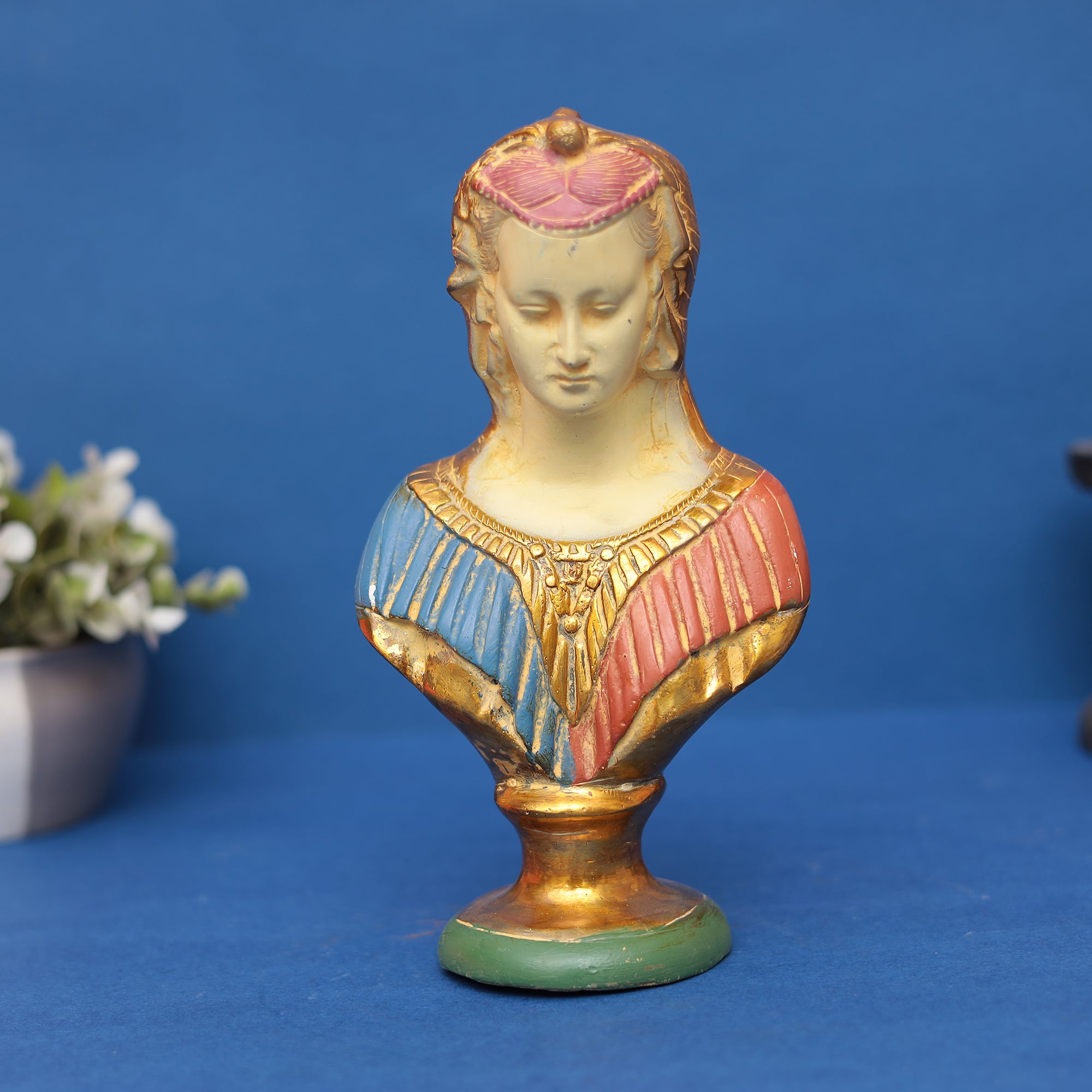Handcrafted Religious Bust Idol 8" INCH