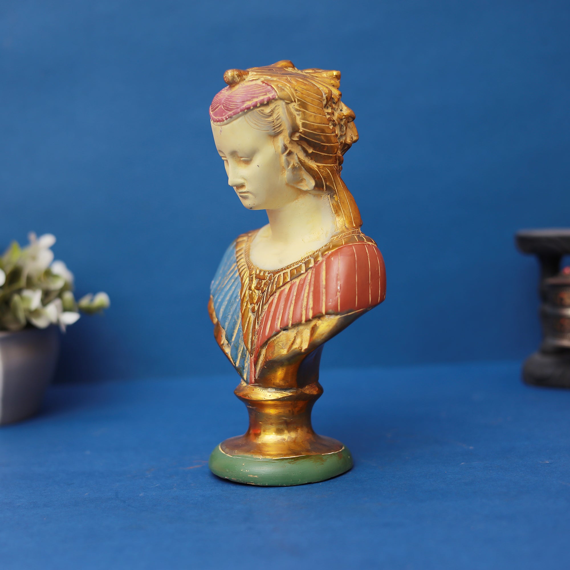Handcrafted Religious Bust Idol 8" INCH