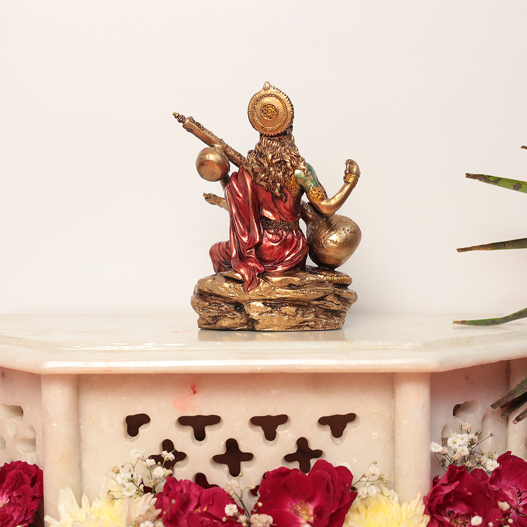 Maa Saraswati Idol In 6 Inches