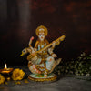 7" Maa Saraswati Idol In Marble Dust