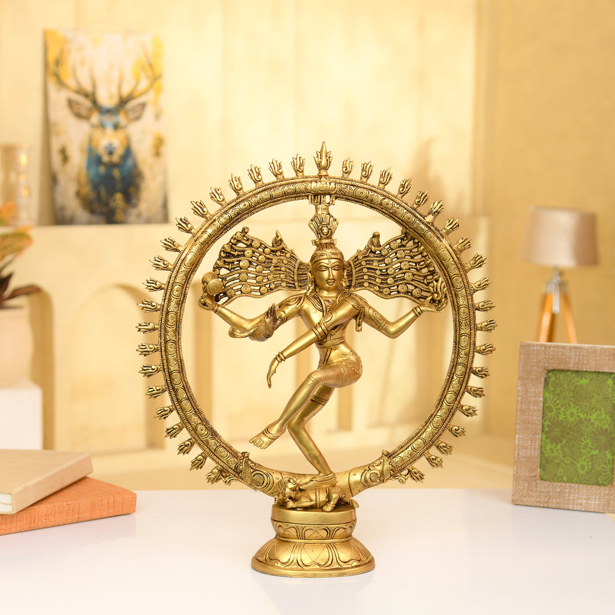 Brass Natraj Statue in 20 inches ! Lord Shiva Dancing Idol