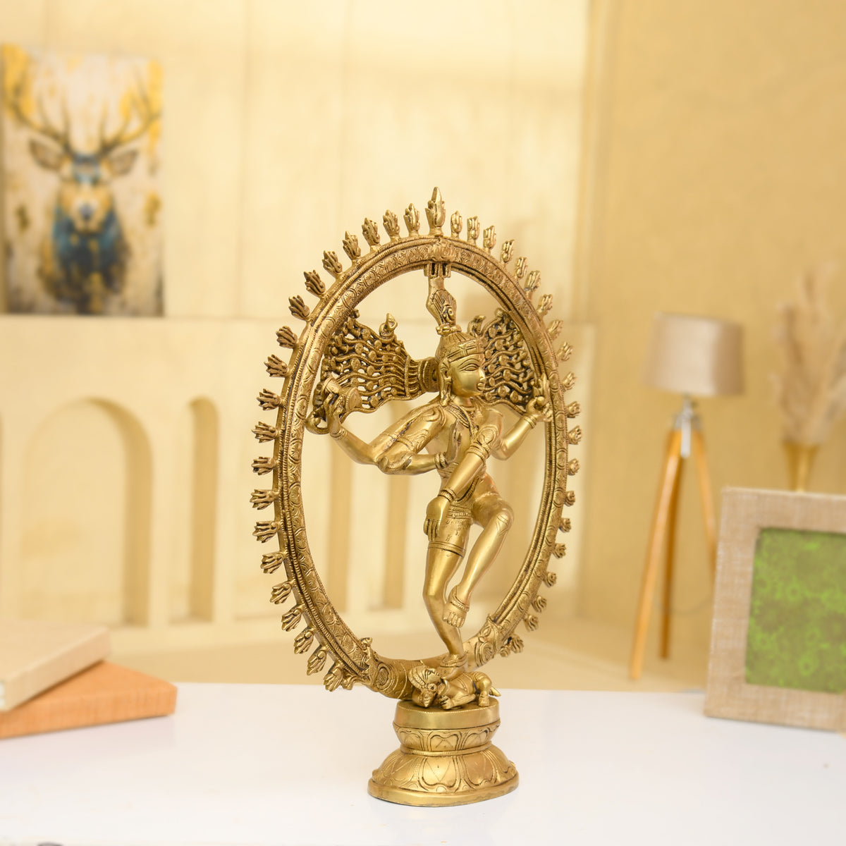 Brass Natraj Statue in 20 inches ! Lord Shiva Dancing Idol