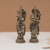 Divine Pure Brass detailed Radha Krishna Idol – 6 Inches