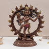 Large Size Nataraja Dancing Shiva Statue In Bronze Copper Finish | 12 inch
