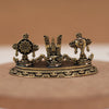 Antique Finish Shanku Chakar Naman Idol/Tirupati Balaji Tilak Statue in 2 Inch