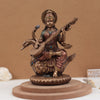 Goddess Saraswati  in 8 Inches in Copper Finish