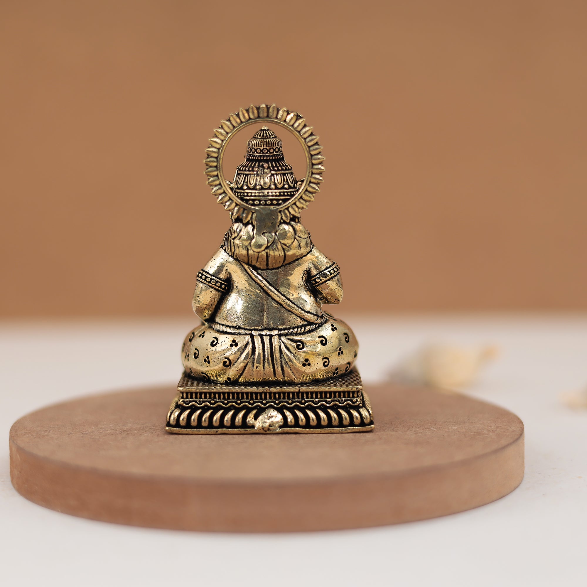Superfine Antique Kuber - Symbol of Wealth (In Brass)/Diwali Gift