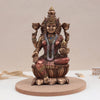 Copper Finish Lotus Lakshmi Murti For Diwali Puja/Gift/Temple/Home Decor (9 Inch)