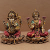 Exquisite Ganesh and Lakshmi Pair In 6 Inches
