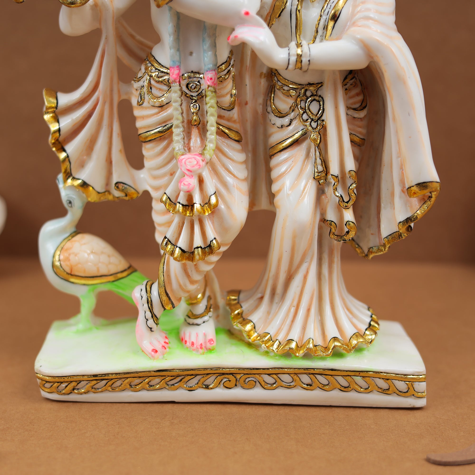 Beautiful Fine Finish 17" Dancing Radha Krishna pair/Jugal Joda